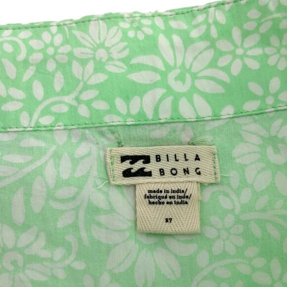 Billabong Honey Dew Floral Tropic Sun A-Line Skirt Size 27 NWOT $50 MSRP - Picture 3 of 7